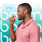 BoomBoom Nasal Stick | Vapor Flow Technology | Cool Refreshing Sensation | Natural Mood Boost | Simple Ingredients | Essential Oils + Menthol Inhaler (Wintermint)