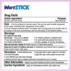 WartStick Maximum Strength Salicylic Acid Solid-Stick Common and Plantar Wart Remover 2 Pack, 0.4 Oz