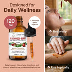 Aussie Pure Blushwood Berry EBC-46 Human Therapy Tincture – Immune & Cell Defense Supplement – Natural Antioxidant – Alcohol-Free, Vegan Glycerin Formula – Oral & Topical Use – 120ML