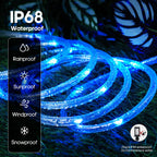 Rope Lights for Outside, 40FT 120LED Color Changing Not Connectable 5mm