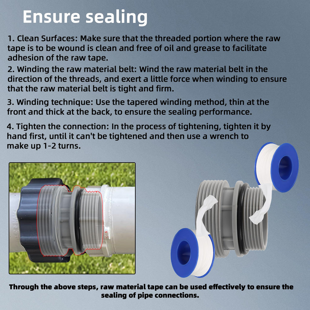 TonGass (4-Pack) 40mm to 1 1/2" Filter Hose Conversion Kit, Above Ground Pool Adapter Connects 40mm Hoses to Standard 1 1/4" or 1 1/2" Filter Ports