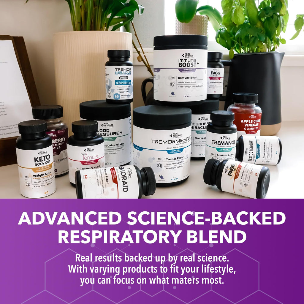 Real Science Oxygenate Miracle – Daily Lung & Circulation Support Supplement for Breathing Comfort and Energy – Supports Respiratory Function and Overall Wellness, 60 Caps