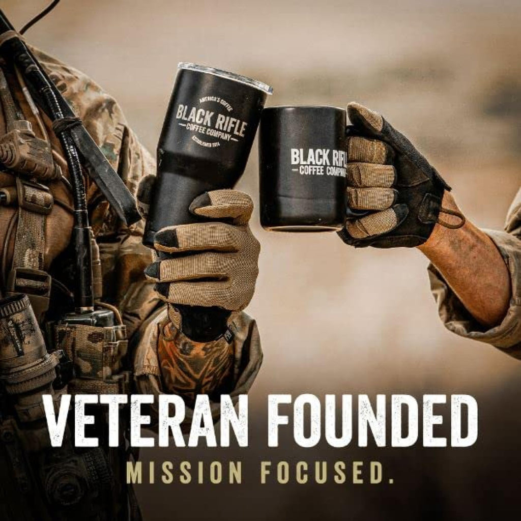 Black Rifle Coffee Medium Roast Ground Coffee Just Black 18 oz