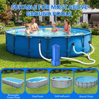Above Ground Pool Filter Pump, 1000 GPH Powerful Swimming Pool Cartridge Filter Pump, ETL Certified Water Circulation and Filtration System with GFCI Protection - Keep Water Crystal Clean