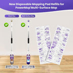 20 Pack Power Mop™ Pad Refills for Swiffer® PowerMop™ Multi-Surface Mop, Powermop™ Multi-Surface Mop Pad Replacement Kit