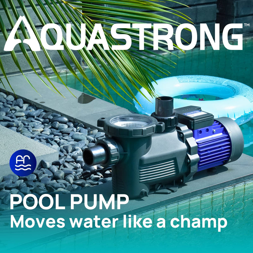 Aquastrong In/Above Ground Pool Pump High Flow Self Primming Swimming Pool Pump,Midnight Blue