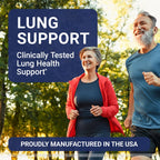 U.S. Doctors' Clinical Lung Support Supplement - 12 Chinese Herbs, Vitamin A, C, Magnesium & Zinc - Respiratory & Immune Health Support - for Breathing Comfort* - Non-GMO, Gluten Free - 60 Capsules