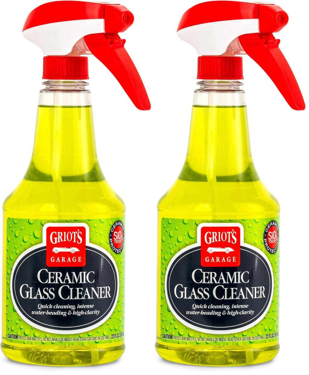 Griot's Garage 10835 Ceramic Glass Cleaner 22oz (Pack of 2)