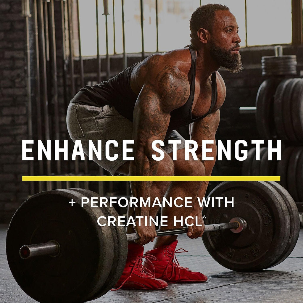 BEYOND RAW Creatine HCl Powder, Science Backed, Lab Grade, Creatine for Women & Men, Muscle Strength, Energy Production, Athletic Performance, Cognitive Support, Cellular Hydration, 60 Servings