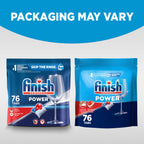 Finish Power Dishwasher Pods, No Pre-Rinse Dishwasher Detergent Soap For Deep Clean & Shine with Degreasing Power, Fresh Scent, 76 Count