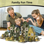 GobiDex Army Magnetic Tiles Road Set Building Toys for Boys 3+ Year Old, STEM Military Magnetic Blocks for Toddlers Construction Toys, Educational Sensory Magnets for Kids Birthday Gifts Boys & Girls