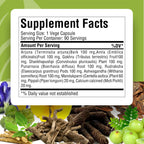 Herbsforever Cardio-B Ayurvedic Herbal Supplement 90 Vege Capsules 800 Mg Each