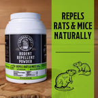 Grandpa Gus's Potent Rodent Repellent Powder Concentrate; Deters Rodents/Mice/Rats from Farm/Home/Garden/RV/Boat/Car/Garage & Chewing on Wires, 24 oz