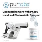 PurTabs Disinfectant Tablets, NSF D2 Certified Food Safe, Hypochlorous Acid Commercial Kitchen & Surface Sanitizer, Kills Norovirus & C. Diff Spores, EPA Registered, Pack of 6