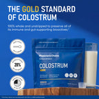 Physician's CHOICE Colostrum Gold Powder - First-Day Milking for Gut & Immune Support - Potent IgG Antibodies & Bioactive Nutrients - Whole & Unstripped - Easy to Mix - Made in the USA - 60 Servings