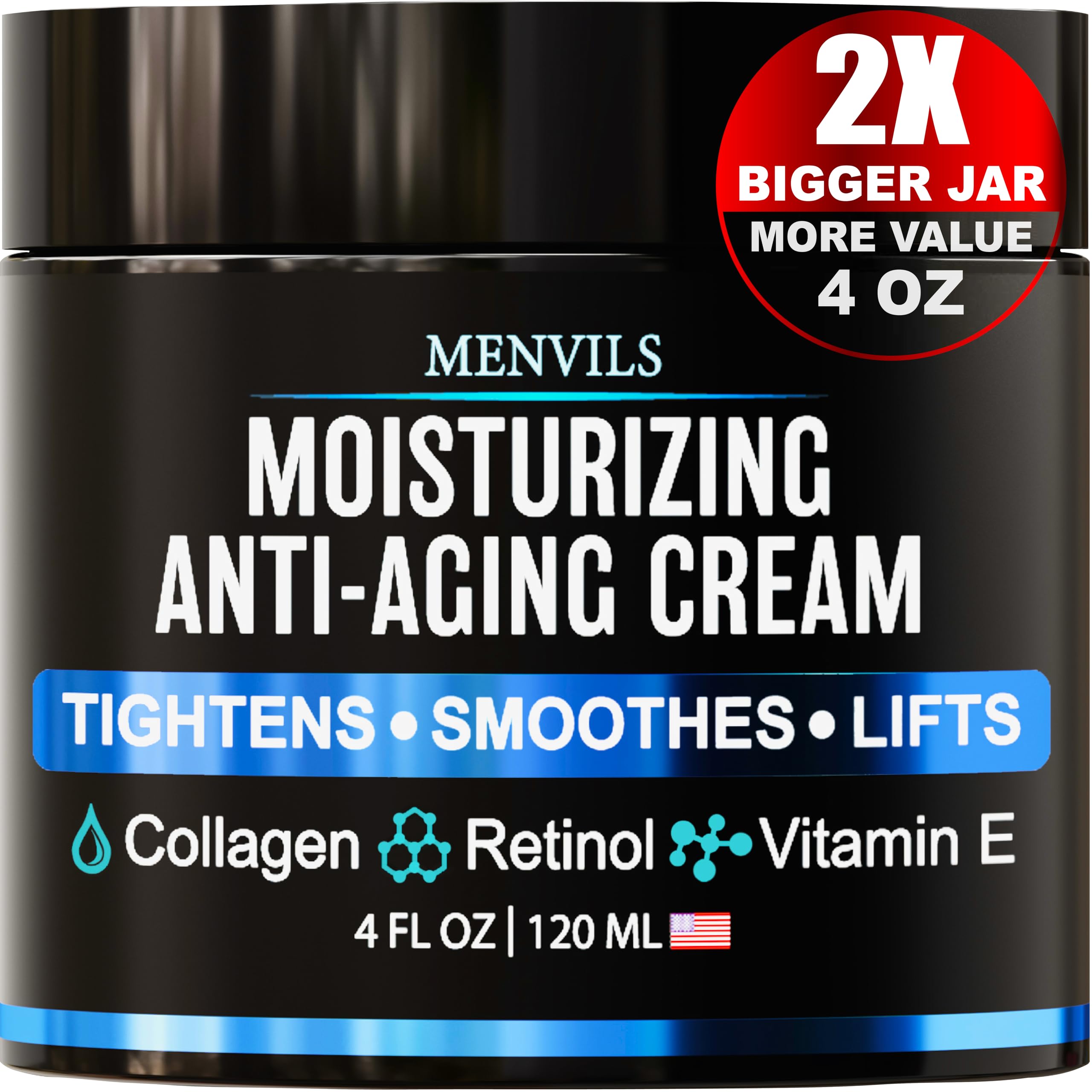 Mens Face Moisturizer Cream - Anti Aging & Wrinkle for Men with ...