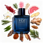 Ycz Charm Unfolds Marine Perfume for Men, 1.7 oz. Long Lasting Eau De Parfum Cologne For Men, Oriental Woody Fragrance - Ideal Special Occasions, Making it the Ideal gentlemen’s Gift