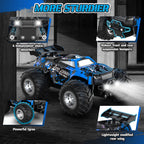 Barlisam Remote Control Car, All-Terrain Remote Control Truck for Boys 8-12, Headlight, 1:20, 10KM/H, 2.4GHZ, Speed-Friendly, Sturdy, Rechargeable RC Cars for Boys 4-7 Christmas, Beginner, Kids 6-12