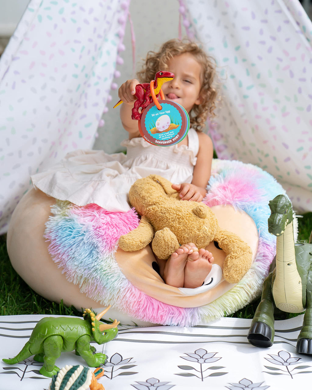 MOLLYBEE KIDS Dino Stomp and Roar, Toddler and Preschool Dinosaur Activity Cards, Gifts for 3, 4 Year Olds, Toddler Activities