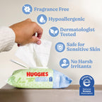 Huggies Natural Care Extra Sensitive Baby Wipes, Unscented, 1 Flip-Top Pack (24 Wipes Total) (Pack of 6)