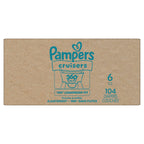 Pampers Diapers - Cruisers 360 - Size 6, 104 Count, up to 100% Leakproof Pull-On Diaper for Active Babies