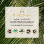 VTC VitaTradingCo. 100% Pure C8 MCT Oil | 3X Distilled Caprylic Acid | Healthy Fat for Clean Energy | Sustainably Sourced | Non-GMO, Paleo, Keto | 32oz, 64 Servings (Unflavored)