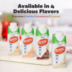 BOOST High Protein with Fiber Ready to Drink Complete Nutritional Drink, Rich Chocolate, Gluten Free, 8 fl oz Bottle, 24 Pack