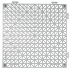 VEVOR Interlocking Tile 55PCS, Drainage Tiles 12" x 12" Splicing, Soft PVC Interlocking Drainage Floor Tiles, Non-Slip Drainage Holes for Restroom, Bathroom, Kitchen, Pool, Wet Areas, Grey