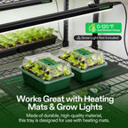 VIVOSUN 6-Pack Seed Starter Trays & 10"x20.75" Seedling Heat Mat