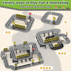 Goodtiles Magnetic Tiles Road Expansion Set, STEM Magnetic Building Blocks for Kids Ages 3-5 4-8 5-7, Preschool Learning Sensory Kids Toys for Toddler Birthday