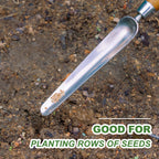 Haliaeetus Widger Seedling Tool, 13.8'' Narrow Garden Trowel for Repotting