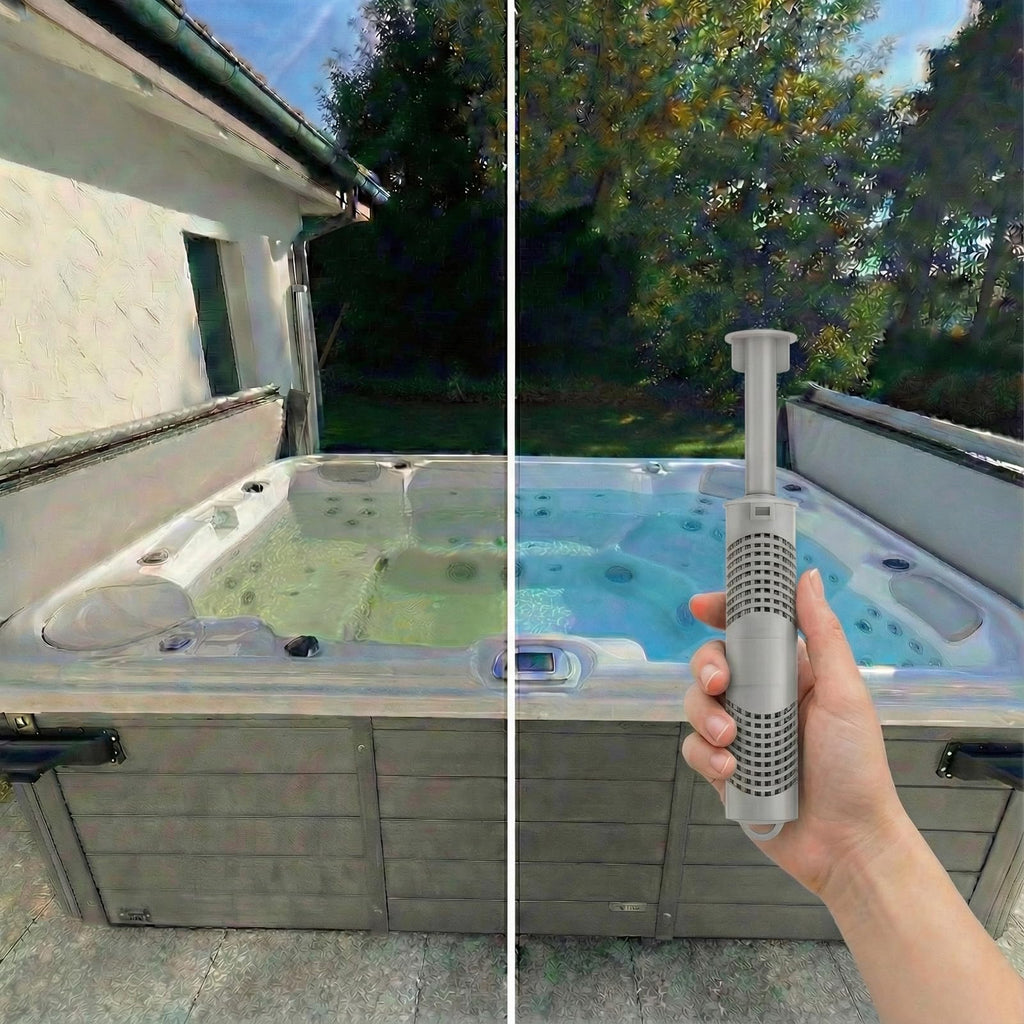 Hot Tub Mineral Silver Ion Cartridge Sticks (2 Gray) for Traditional Spas Care - NOT for Salt/IQ Systems - 8-Month Fresh, Crystal-Clear Water Treatment - Controlled 1.05% Ag+ Release Technology