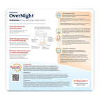 Tranquility Premium OverNight Disposable Absorbent Underwear (16 Count) - L, 44-54 in. Waist - Maximum Absorbency, All-Night Sleep, Breathable Comfort, 16 Adult Diapers