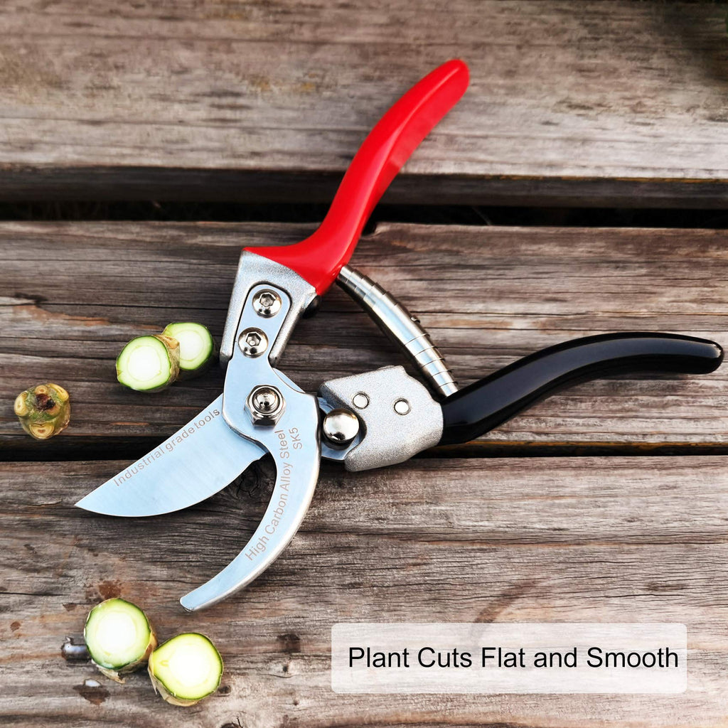 TONMA 8" Garden Shears, Made in Japan, Pruning Shears for Gardening, TP-2