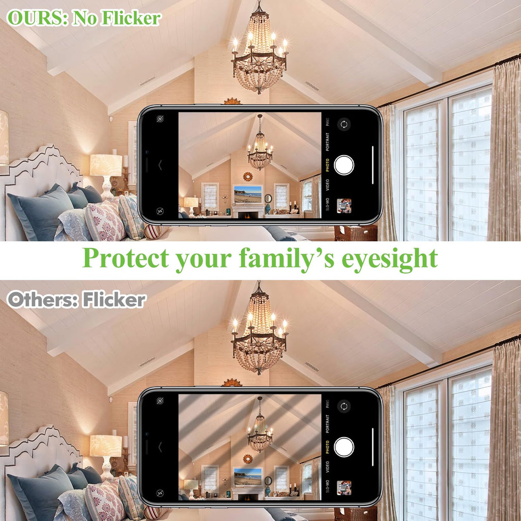 Dimmable E12 Candelabra LED Light Bulbs 60 Watt Equivalent, 6W 630LM Chandelier Light Bulb 2700K Soft Warm White, Vintage LED Filament Clear Glass Candle Light Bulbs, 90+ CRI, No Flicker, 12-Pack