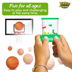 YoYa Toys Aqua Rings Handheld Water Game - Set of 2 - Water Ring Toss and Basketball Hoop Toy - Gift for Ages 3 4 5 6 7 8 9 - Nostalgic 80's 90's Retro Mini Games - Fun Car Road Trip Travel Activities