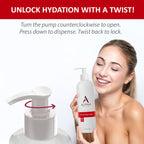 Alpha Skin Care Revitalizing Body Lotion, 12% Glycolic AHA, Simple & Effective Daily Moisturizer with Alpha Hydroxy Acid, Hydrates & Exfoliates for Soft, Smooth Skin, Anti-Aging, 12 Oz