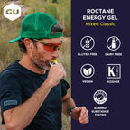 GU Energy Roctane Ultra Endurance Energy Gel, Vegan, Gluten-Free, Kosher, and Dairy-Free On-The-Go Sports Nutrition for Running, Biking, Hiking or Skiing, Assorted Flavors,24-Count