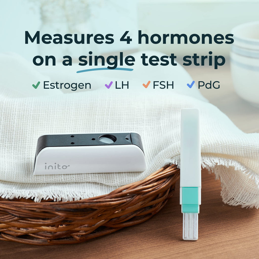 Inito Fertility Test Strips | Pack of 30 | Compatible with Inito Fertility Monitor | Compatible with Both iOS and Android