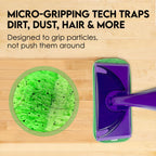Heavy Duty Microfiber Mop Refill Pads - Extra Thick, Premium Quality Mop Pad Replacements Refills for Wet and Dry Mopping Up Dirt, Dust, Dog Hair and Cat Hair