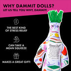 Dammit Doll - Limited Edition - Dammit Book Garden Doll - Stress Relief, Gag Gift