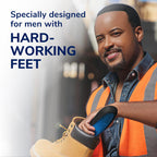Dr. Scholl's Work Insoles (Pack) // All-Day Shock Absorption and Reinforced Arch Support That Fits in Work Boots and More (for Men's 8-14, Also Available for Women's 6-10) 1 Pair (Pack of 2) 2 Count