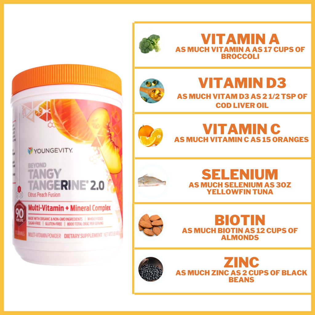 Beyond Tangy Tangerine 2.0 Citrus Peach Fusion - 1lb - 6 Pack