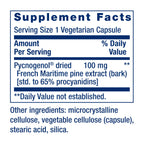 Life Extension Pycnogenol – French Maritime Pine Bark Extract – Scientifically Studied Healthy Aging & Vascular Health Supplement – Non-GMO, Gluten-Free, Vegetarian – 60 Capsules
