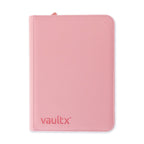 Vault X 9 Pocket Trading Card Zip Binder, 360 Cards, Premium Exo-Tec Album Material, 20 Side-Loading Pages, Folder for Collectible Games, Sports, TCG (Pink)