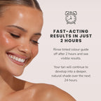 Loving Tan NEW 2 Hr Express Face Tanning Serum, Medium - Hydrating, Natural-Looking Glow Sunless Self Tanner, Dermatologist Tested, Lightweight, Naturally Derived DHA, Vegan & Cruelty-Free - 1 fl oz