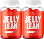 (2 Pack) Jelly Lean Gummies - Official Jelly Lean Gummys Advanced Premium Formula Maximum Strength, All Natural Daily JellyLean Vitamins Support For Overall Health & Wellness, 120 Gummies For 2 Months