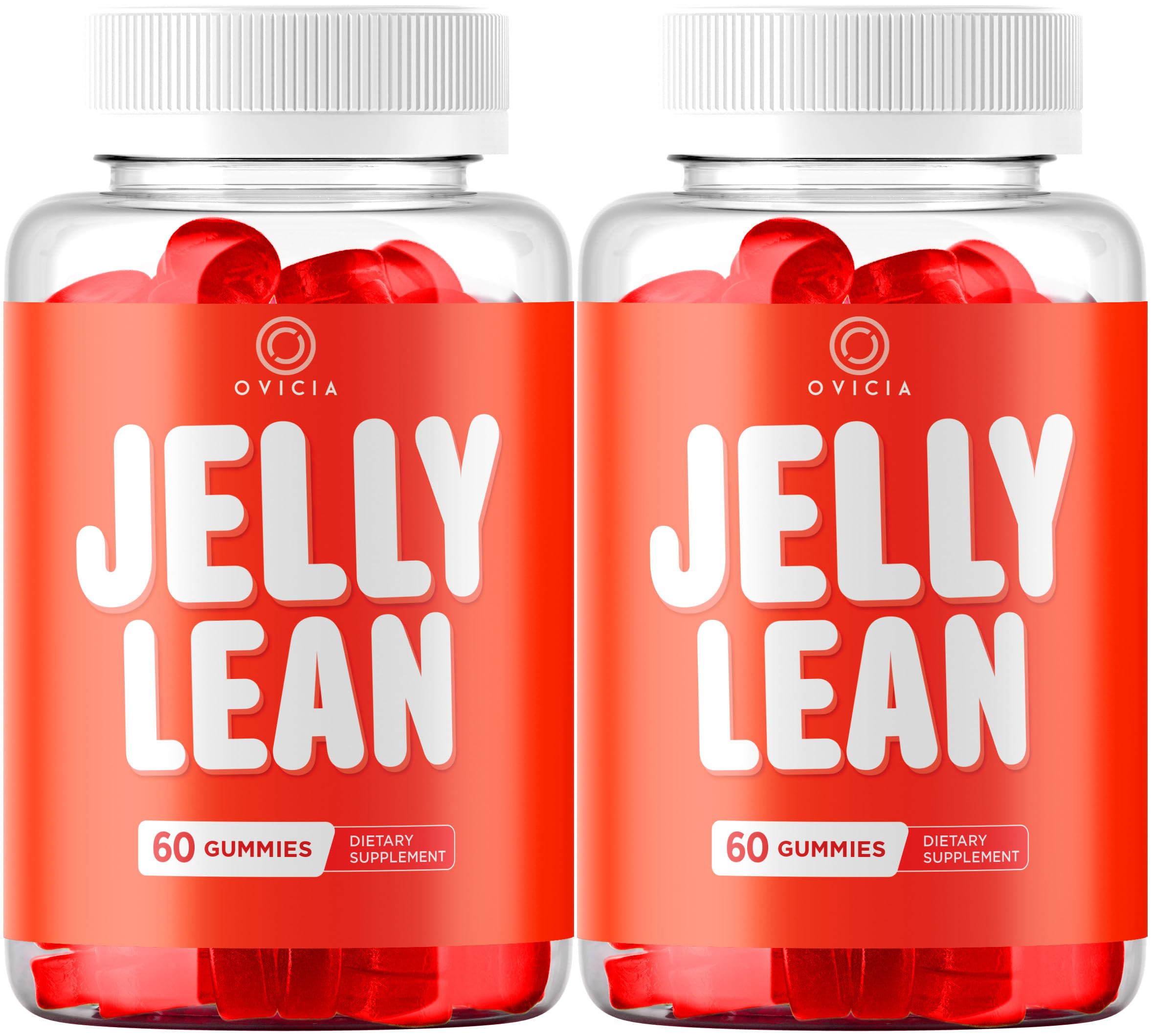 (2 Pack) Jelly Lean Gummies - Official Jelly Lean Gummys Advanced Premium Formula Maximum Strength, All Natural Daily JellyLean Vitamins Support For Overall Health & Wellness, 120 Gummies For 2 Months