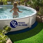 Shop Square 12-Foot-by-24-Foot Oval Pool Liner Pad for Above Ground Pools - Under Pool Padding, Above Ground Pool Pad Oval, Puncture Protection, Extend Liner Life, Durable Geotextile Material