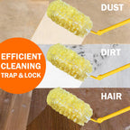 SoliFairy 60 Heavy Duty Duster Refills for Swiffer Duster, Large, Yellow